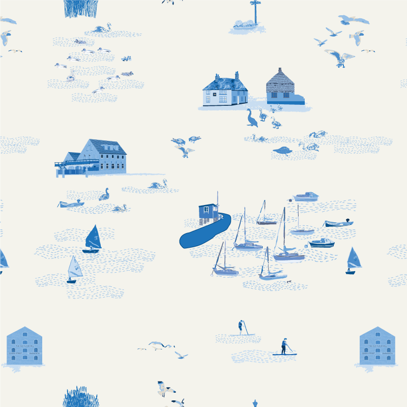 Emsworth wallpaper by Willow and Woods