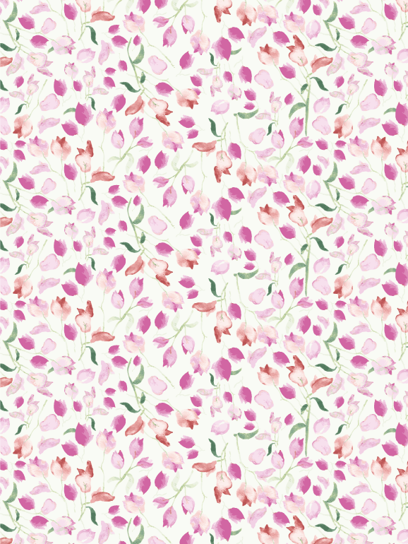 Willow and Woods Bougainvillea Surface Pattern Design